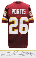 Clinton Portis Signed Red Custom Football Jersey - PORJRY300 - Clinton Portis Signed Red Custom Football Jersey product image