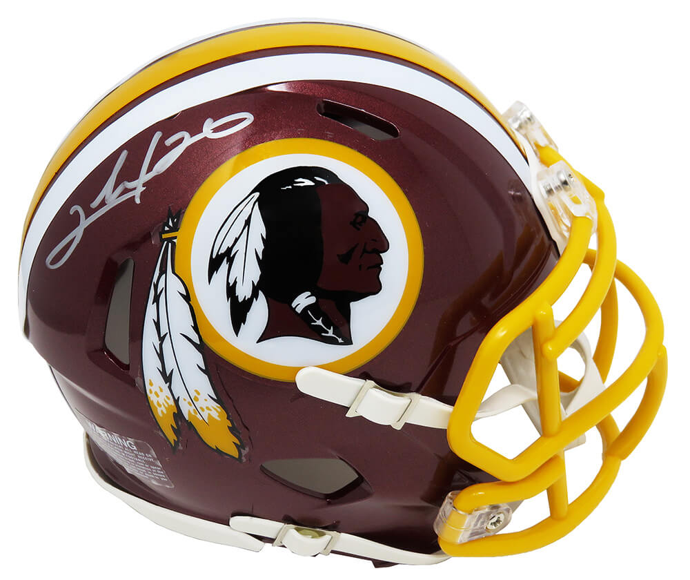 Clinton Portis Signed Washington Redskins Riddell Speed Mini Helmet - PORMIN300 - Clinton Portis Signed Washington Redskins Riddell Speed Mini Helmet product image