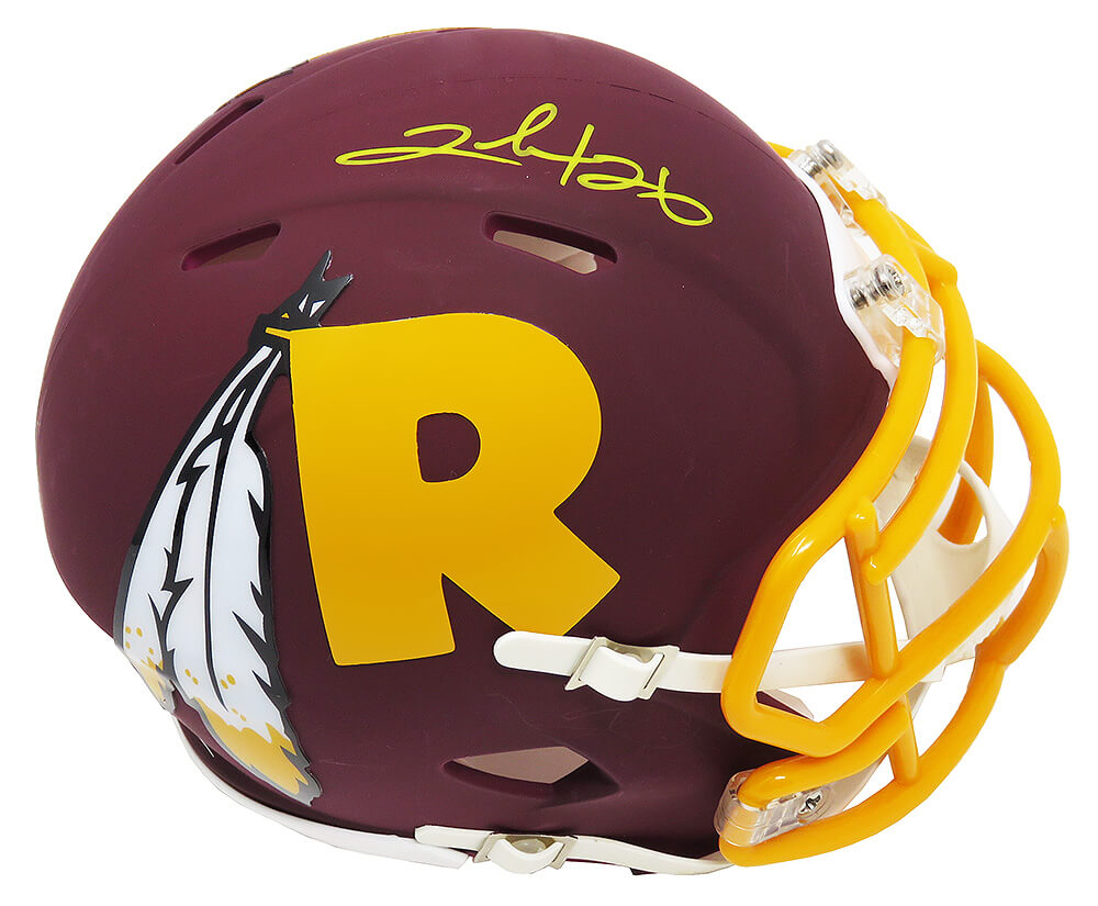 Clinton Portis Signed Washington Redskins AMP Alternate Series Riddell Speed Mini Helmet - PORMIN301 - Clinton Portis Signed Washington Redskins AMP Alternate Series Riddell Speed Mini Helmet product image