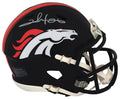Clinton Portis Signed Denver Broncos Current Style Riddell Speed Mini Helmet - PORMIN316 - Clinton Portis Signed Denver Broncos Current Style Riddell Speed Mini Helmet product image