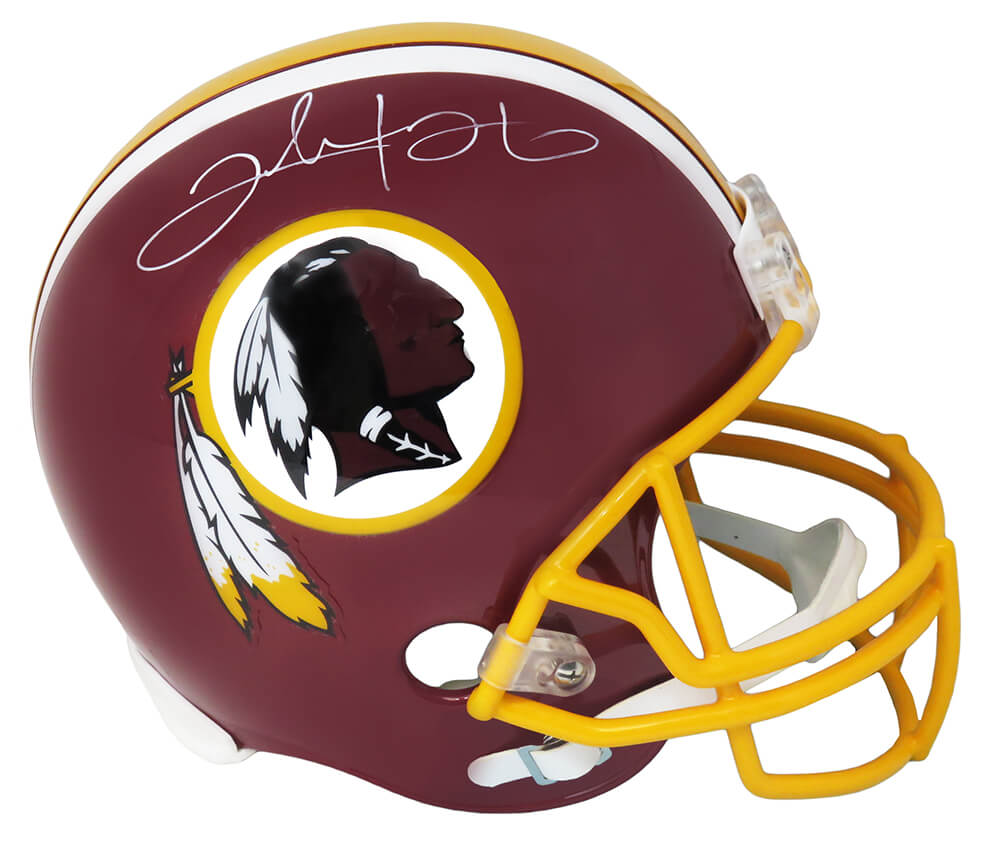Clinton Portis Signed Washington Redskins Riddell Full-Size Speed Replica Helmet - PORREP308 - Clinton Portis Signed Washington Redskins Riddell Full-Size Speed Replica Helmet product image