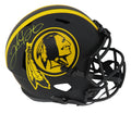 Clinton Portis Signed Washington Redskins Eclipse Black Matte Riddell Full Size Speed Replica Helmet - PORREP309 - Clinton Portis Signed Washington Redskins Eclipse Black Matte Riddell Full Size Speed Replica Helmet product image