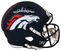 Clinton Portis Signed Denver Broncos Current Style Riddell Full Size Speed Replica Helmet - PORREP315 - Clinton Portis Signed Denver Broncos Current Style Riddell Full Size Speed Replica Helmet product image