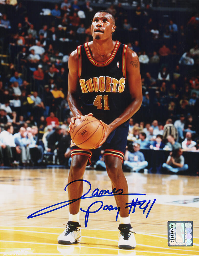 James Posey Signed Denver Nuggets Action 8x10 Photo - POS08P200 - James Posey Signed Denver Nuggets Action 8x10 Photo product image
