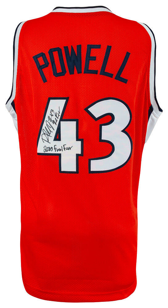 Roger Powell Jr. Signed Orange Custom Basketball Jersey w/The Rev, 2005 Final Four - POWJRY200 - Roger Powell Jr. Signed Orange Custom Basketball Jersey w/The Rev, 2005 Final Four product image