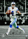 Dak Prescott Signed Dallas Cowboys Action Spotlight 16x20 Photo - PRE16P300 - Dak Prescott Signed Dallas Cowboys Action Spotlight 16x20 Photo product image