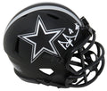 Dak Prescott Signed Dallas Cowboys Eclipse Black Matte Riddell Speed Mini Helmet - PREMIN301 - Dak Prescott Signed Dallas Cowboys Eclipse Black Matte Riddell Speed Mini Helmet product image