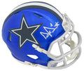 Dak Prescott Signed Dallas Cowboys FLASH Riddell Speed Mini Helmet - PREMIN303 - Dak Prescott Signed Dallas Cowboys FLASH Riddell Speed Mini Helmet product image