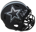 Dak Prescott Signed Dallas Cowboys Eclipse Black Matte Riddell Full Size Speed Replica Helmet - PREREP301 - Dak Prescott Signed Dallas Cowboys Eclipse Black Matte Riddell Full Size Speed Replica Helmet product image