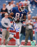 Peerless Price Signed Buffalo Bills Blue Jersey With Football 8x10 Photo - PRI08P304 - Peerless Price Signed Buffalo Bills Blue Jersey With Football 8x10 Photo product image