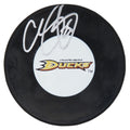 Chris Pronger Signed Anaheim Ducks Logo Hockey Puck - PROPUC400 - Chris Pronger Signed Anaheim Ducks Logo Hockey Puck product image