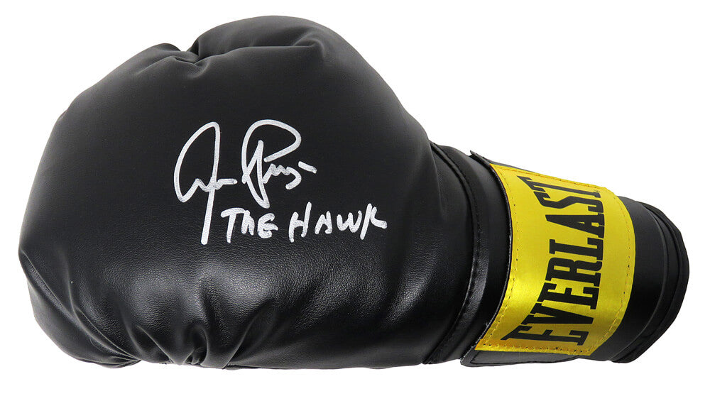 Aaron Pryor Signed Everlast Black Full Size Boxing Glove w/The Hawk - (JSA) - PRYGLV501 - Aaron Pryor Signed Everlast Black Full Size Boxing Glove w/The Hawk - (JSA) product image