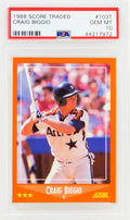 Craig Biggio (Houston Astros) 1988 Score Traded Baseball #103T RC Rookie Card - PSA 10 GEM MINT - PS1CB88S1 - Craig Biggio (Houston Astros) 1988 Score Traded Baseball #103T RC Rookie Card - PSA 10 GEM MINT product image