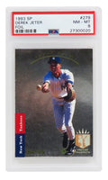 Derek Jeter (New York Yankees) 1993 SP Foil Baseball RC Rookie Card #279 - PSA 8 NM-MT (A) - PS1DJ93FA - Derek Jeter (New York Yankees) 1993 SP Foil Baseball RC Rookie Card #279 - PSA 8 NM-MT (A) product image