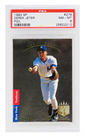 Derek Jeter (New York Yankees) 1993 SP Foil Baseball RC Rookie Card #279 (PSA 8 NM-MT) (C.) - PS1DJ93FC - Derek Jeter (New York Yankees) 1993 SP Foil Baseball RC Rookie Card #279 (PSA 8 NM-MT) (C.) product image