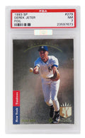 Derek Jeter (New York Yankees) 1993 SP Foil Baseball RC Rookie Card #279 (PSA 7 NM)(MBA Silver Certified) (G) - PS1DJ93FG - Derek Jeter (New York Yankees) 1993 SP Foil Baseball RC Rookie Card #279 (PSA 7 NM)(MBA Silver Certified) (G) product image