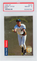 Derek Jeter (New York Yankees) 1993 SP Foil Baseball RC Rookie Card #279 (PSA 8 NM-MT) (K) - PS1DJ93FK - Derek Jeter (New York Yankees) 1993 SP Foil Baseball RC Rookie Card #279 (PSA 8 NM-MT) (K) product image