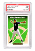 Derek Jeter (New York Yankees) 1993 Topps Gold Baseball #98 RC Rookie Card - PSA 9 MINT - PS1DJ93G1 - Derek Jeter (New York Yankees) 1993 Topps Gold Baseball #98 RC Rookie Card - PSA 9 MINT product image