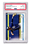 Fernando Tatis Jr (San Diego Padres) 2019 Topps Series 2 Baseball #410 RC Rookie Card - PSA 10 GEM MINT - PS1FT19T1 - Fernando Tatis Jr (San Diego Padres) 2019 Topps Series 2 Baseball #410 RC Rookie Card - PSA 10 GEM MINT product image