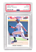 Frank Thomas (Chicago White Sox) 1990 Leaf Baseball #300 RC Rookie Card - PSA 10 GEM MINT (New Label) - PS1FT90L2 - Frank Thomas (Chicago White Sox) 1990 Leaf Baseball #300 RC Rookie Card - PSA 10 GEM MINT (New Label) product image