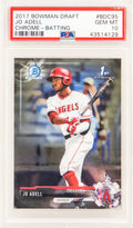 Jo Adell (Los Angeles Angels) 2017 Bowman Chrome Baseball #BDC95 RC Rookie Card - PSA 10 GEM MINT - PS1JA17B1 - Jo Adell (Los Angeles Angels) 2017 Bowman Chrome Baseball #BDC95 RC Rookie Card - PSA 10 GEM MINT product image