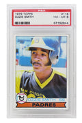 Ozzie Smith (San Diego Padres) 1979 Topps Baseball RC Rookie Card #116 - PSA 8 NM-MT (B) - PS1OS79TB - Ozzie Smith (San Diego Padres) 1979 Topps Baseball RC Rookie Card #116 - PSA 8 NM-MT (B) product image