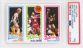 Larry Bird, Magic Johnson & Julius Erving 1980 Topps Scoring Leader RC Card (PSA 7 NM)(PWCC Top 30% Eye Appeal)(D) - PS2BJ80T4 - Larry Bird, Magic Johnson & Julius Erving 1980 Topps Scoring Leader RC Card (PSA 7 NM)(PWCC Top 30% Eye Appeal)(D) product image