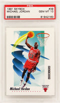 Michael Jordan (Chicago Bulls) 1991-92 Skybox Basketball #39 Card - PSA 10 GEM MINT - PS2MJ91S1 - Michael Jordan (Chicago Bulls) 1991-92 Skybox Basketball #39 Card - PSA 10 GEM MINT product image