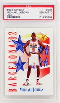 Michael Jordan (Team USA) 1991-92 Skybox Basketball #534 Card - PSA 10 GEM MINT - PS2MJ91S3 - Michael Jordan (Team USA) 1991-92 Skybox Basketball #534 Card - PSA 10 GEM MINT product image