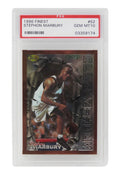 Stephon Marbury (Minnesota Timberwolves) 1996 Topps Finest Basketball #62 RC Rookie Card - PSA 10 GEM MINT - PS2SM96F2 - Stephon Marbury (Minnesota Timberwolves) 1996 Topps Finest Basketball #62 RC Rookie Card - PSA 10 GEM MINT product image