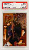 Tracy McGrady (Toronto Raptors) 1997 Topps Finest Basketball #107 RC Rookie Card - PSA 10 (Silver Label) - PS2TM97F3 - Tracy McGrady (Toronto Raptors) 1997 Topps Finest Basketball #107 RC Rookie Card - PSA 10 (Silver Label) product image