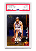 Vince Carter (Toronto Raptors) 1998 Topps Finest Basketball #230 RC Rookie Card - PSA 10 GEM MINT (New Label) - PS2VC98F2 - Vince Carter (Toronto Raptors) 1998 Topps Finest Basketball #230 RC Rookie Card - PSA 10 GEM MINT (New Label) product image