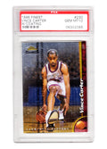 Vince Carter (Toronto Raptors) 1998 Topps Finest Basketball #230 RC Rookie Card w/Coating - PSA 10 GEM MINT - PS2VC98F3 - Vince Carter (Toronto Raptors) 1998 Topps Finest Basketball #230 RC Rookie Card w/Coating - PSA 10 GEM MINT product image