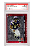 Adrian Peterson (Minnesota Vikings) 2007 Topps Finest Football #112 RC Rookie Card - PSA 10 GEM MINT - PS3AP07F1 - Adrian Peterson (Minnesota Vikings) 2007 Topps Finest Football #112 RC Rookie Card - PSA 10 GEM MINT product image
