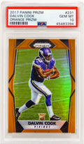 Dalvin Cook (Minnesota Vikings) 2017 Panini Prizm Football #231 Orange Prizm RC Card  (#/275) - PSA 10 GEM MINT - PS3DC17P2 - Dalvin Cook (Minnesota Vikings) 2017 Panini Prizm Football #231 Orange Prizm RC Card (#/275) - PSA 10 GEM MINT product image