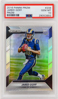 Jared Goff (Los Angeles Rams) 2016 Panini Prizm Football #208 Prizm RC Rookie Card - PSA 10 GEM MINT - PS3JG16P1 - Jared Goff (Los Angeles Rams) 2016 Panini Prizm Football #208 Prizm RC Rookie Card - PSA 10 GEM MINT product image