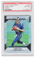 Jared Goff 2016 Panini Prizm Football #208 Prizm RC Rookie Card - PSA 10 GEM MINT (Silver Label) - PS3JG16P2 - Jared Goff 2016 Panini Prizm Football #208 Prizm RC Rookie Card - PSA 10 GEM MINT (Silver Label) product image