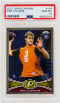 Kirk Cousins 2012 Topps Chrome Football #146 RC Rookie Card - PSA 10 GEM MINT - PS3KC12T1 - Kirk Cousins 2012 Topps Chrome Football #146 RC Rookie Card - PSA 10 GEM MINT product image