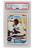 Lawrence Taylor (New York Giants) 1982 Topps Football #434 RC Rookie Card - PSA 8 NM-MT (C) - PS3LT82C8 - Lawrence Taylor (New York Giants) 1982 Topps Football #434 RC Rookie Card - PSA 8 NM-MT (C) product image