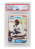 Lawrence Taylor (New York Giants) 1982 Topps Football #434 RC Rookie Card - PSA 8 NM-MT (D) - PS3LT82D8 - Lawrence Taylor (New York Giants) 1982 Topps Football #434 RC Rookie Card - PSA 8 NM-MT (D) product image