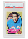 O.J. Simpson (Buffalo Bills) 1970 Topps Football #90 RC Rookie Card - PSA 7 NM (T2) - PSAOS70T2 - O.J. Simpson (Buffalo Bills) 1970 Topps Football #90 RC Rookie Card - PSA 7 NM (T2) product image