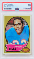 O.J. Simpson (Buffalo Bills) 1970 Topps Football #90 RC Rookie Card - PSA 7 NM (New Label) (F) - PS3OS70T6 - O.J. Simpson (Buffalo Bills) 1970 Topps Football #90 RC Rookie Card - PSA 7 NM (New Label) (F) product image