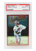Terell Owens (San Francisco 49ers) 1996 Topps Finest Football RC Rookie Card #338 - PSA 10 GEM MINT - PS3TO96F1 - Terell Owens (San Francisco 49ers) 1996 Topps Finest Football RC Rookie Card #338 - PSA 10 GEM MINT product image