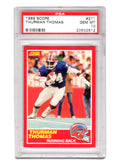 Thurman Thomas (Buffalo Bills) 1989 Score Football #211 RC Rookie Card - PSA 10 GEM MINT - PS3TT89S1 - Thurman Thomas (Buffalo Bills) 1989 Score Football #211 RC Rookie Card - PSA 10 GEM MINT product image