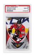 Patrick Kane (Chicago Blackhawks) 2007 Upper Deck Rookie Class Hockey #3 RC Rookie Card - PSA 10 GEM MINT (Silver Label) - PS4PK07U2 - Patrick Kane (Chicago Blackhawks) 2007 Upper Deck Rookie Class Hockey #3 RC Rookie Card - PSA 10 GEM MINT (Silver Label) product image