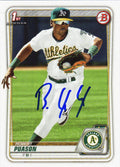 Robert Puason Signed Oakland A's 2020 Topps Bowman Baseball Rookie Card #BP-145 - PUACAR100 - Robert Puason Signed Oakland A's 2020 Topps Bowman Baseball Rookie Card #BP-145 product image