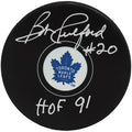 Bob Pulford Signed Toronto Maple Leafs Logo Hockey Puck w/HOF'91 - PULPUC400 - Bob Pulford Signed Toronto Maple Leafs Logo Hockey Puck w/HOF'91 product image