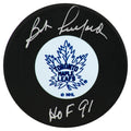 Bob Pulford Signed Toronto Maple Leafs (Medium Logo) Hockey Puck w/HOF'91 - PULPUC401 - Bob Pulford Signed Toronto Maple Leafs (Medium Logo) Hockey Puck w/HOF'91 product image