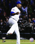 Pedro Strop Signed Chicago Cubs Pitching Fist Pump 8x10 Photo - STR08P107 - Pedro Strop Signed Chicago Cubs Pitching Fist Pump 8x10 Photo product image