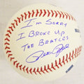 Pete Rose Signed Autographed MLB Baseball w/'Im Sorry I Broke Up the Beatles' PSA/DNA - ROSBSB107 - Pete Rose Signed Autographed MLB Baseball w/'Im Sorry I Broke Up the Beatles' PSA/DNA product image